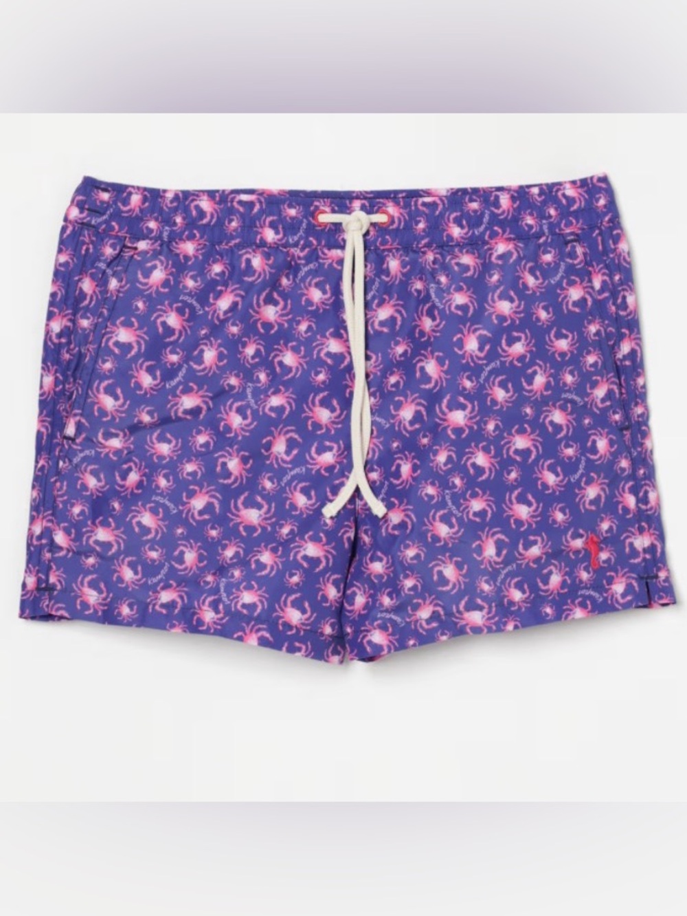 Kampos Boy's Purple Swimsuit with crabs  (Size: 2T)